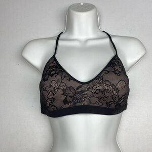 Lulu BLK/Tan Slipover Wireless, 32B? *P1019